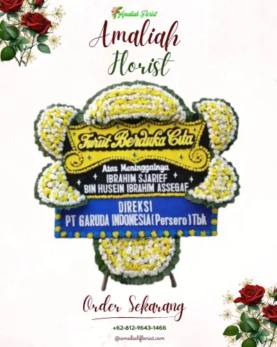 Papan Bunga Duka di Wisnu