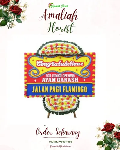 Bunga Papan Congratulation di Wisnu